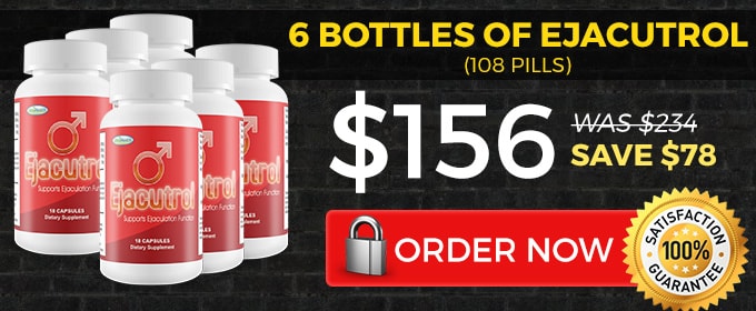 6 Bottle Ejacutrol Tablets